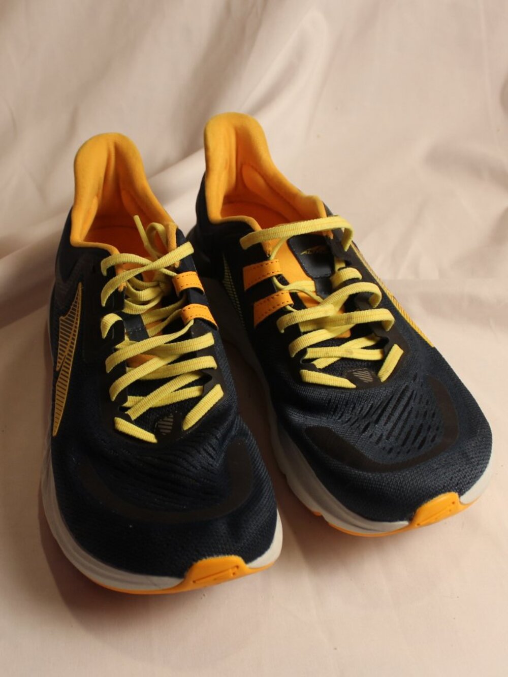 Men's Navy and Yellow Running Sneakers Altra Provision 6 Road Running Shoes